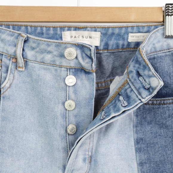 Pacsun two tone mom jeans size 25 - Picture 9 of 12